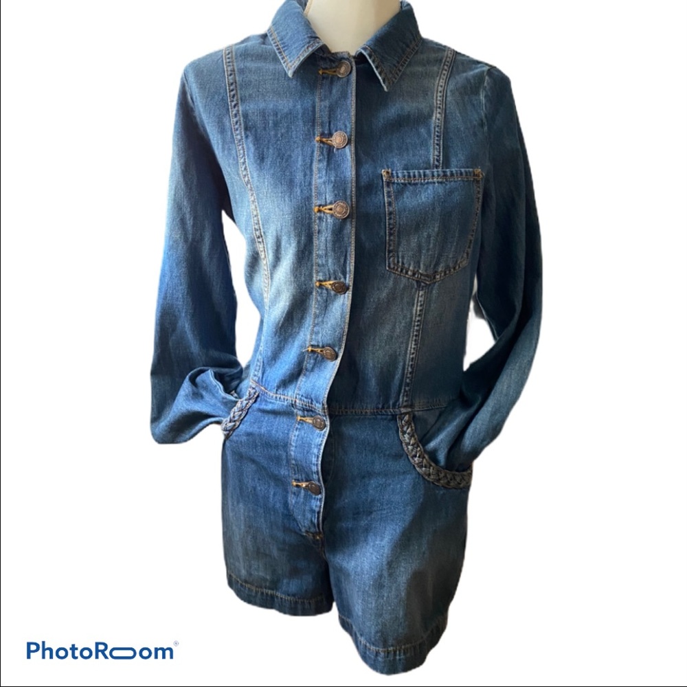 NWT Denim Romper